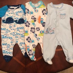 Lot of 4 3m boy sleepers of various brands